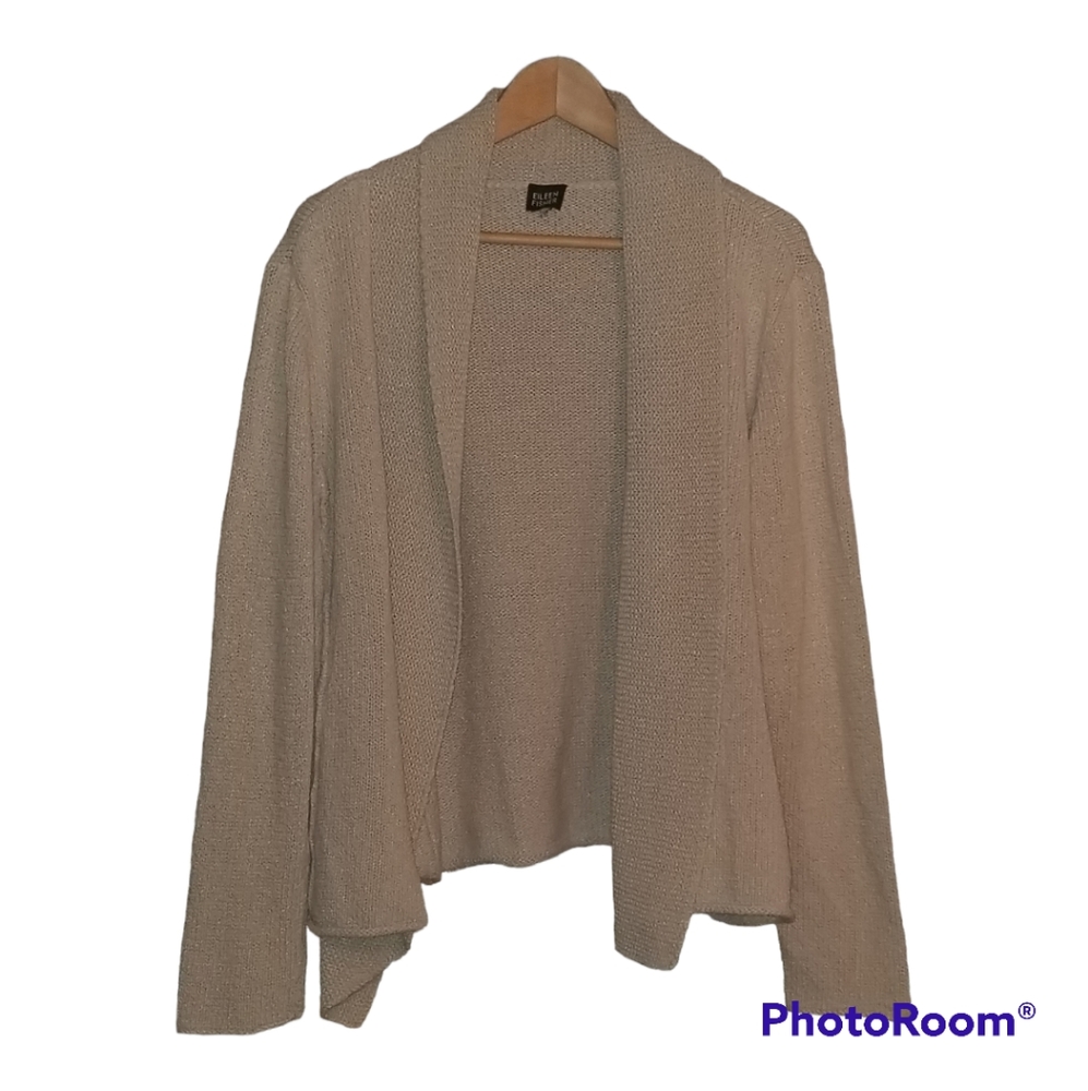 Eileen Fisher Peruvian Organic Cotton Cardigan Sweater